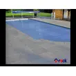 flamed G684 black pearl granite swimming pool coping stone