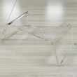 Taburete de retrete de acrílico personalizado de fábrica, taburete de retrete transparente para squatty
