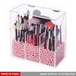organizador de maquillaje acrílico para portaescobillas, almacenaje de pinceles de maquillaje