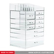 Extra Large Cosmetic Makeup Storage Acrylic Organizer With 10 Drawers