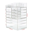 Extra Large Cosmetic Makeup Storage Acrylic Organizer With 10 Drawers
