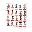 organisateur d'armoire en acrylique mural transparent pour mini jouets