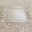 Clear Acrylic Tray - Serving Tray With Handle