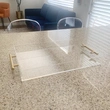 Clear Acrylic Tray - Serving Tray With Handle