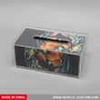 couvercle de boîte à mouchoirs en acrylique de comptoir
