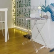Custom Acrylic Folding Coffee Tray Table – Modern Lucite Serving Table
