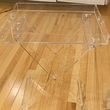 Custom Acrylic Folding Coffee Tray Table – Modern Lucite Serving Table
