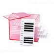 Acrylic Lash Tile Organizer Clear Pink Eyelash Storage Boxes