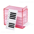 Acrylic Lash Tile Organizer Clear Pink Eyelash Storage Boxes