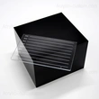 organisateur de cils noir avec carreaux de cils en acrylique transparent | fabricant personnalisé acrylique