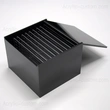 organisateur de cils noir avec carreaux de cils en acrylique transparent | fabricant personnalisé acrylique