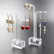 Jewelry Display Acrylic L Shape Earring Holder for Jewelry