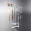 Jewelry Display Acrylic L Shape Earring Holder for Jewelry