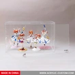 卸売ゲームキャラクターディスプレイケース透明アクリルおもちゃ箱ロック付き