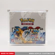 caja de sobres de acrílico pokemon xy evoluciones - paquetes de acrílico pokemon