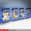 Pokemon Booster Pack Card Acrylic Display Case Magnetic