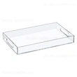 Acrylic Tray Factory Wholesale Clear Serving Tray with Handle