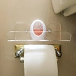 étagères flottantes en acrylique étagère de rangement transparente pour salle de bain