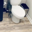 カスタムクリアスクワットポティアクリルスリムゴーストトイレスツール