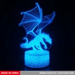 3d dinosaure jouet veilleuse acrylique led veilleuses blancs pour cricut