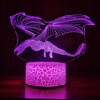 3d dinosaure jouet veilleuse acrylique led veilleuses blancs pour cricut