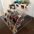 6 Layer Clear Eyeglasses Display Case Sunglasses Stand