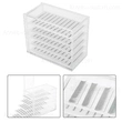 Lash Tray Organizer, Clear Eyelash Storage Boxes with Tiles