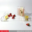 Factory Price Acrylic Tray, Clear Service Tray with Handle