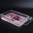 caja de presentación de regalo de acrílico transparente, fábrica de venta al por mayor de caja de almacenamiento de acrílico