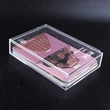 caja de presentación de regalo de acrílico transparente, fábrica de venta al por mayor de caja de almacenamiento de acrílico