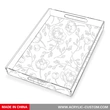 Luxury Restaurant Serving Trays - Cheap Clear Acrylic Trays Wholesale