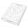 Luxury Restaurant Serving Trays - Cheap Clear Acrylic Trays Wholesale