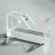 dispensador de cinta transparente, dispensador de cinta acrílica y grapadora