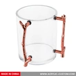 Waschbecher Judaica, Lucite-Waschbecher mit Metallgriff