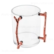 Waschbecher Judaica, Lucite-Waschbecher mit Metallgriff