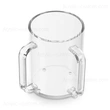 taza de lavado lucite, taza de lavado redonda con asas