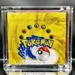 caja de acrílico de la caja de refuerzo de pokemon | caja magnética personalizada de entrenador de pokemon elite