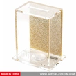 boîte de tzedaka paillettes - boîte de tzedaka lucite judaica