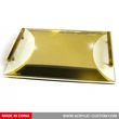 tablero de jalá de oro acrílico - tablero de charcutería