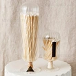 Match Cloche Jar - Clear Match Cloche With Striker