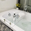 Light Luxury Bathroom Clear Tray Acrylic Bathtub Caddy Trays