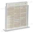 Birchas Hamazon Set, Lucite Bencher Holder