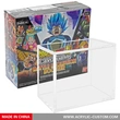acrílico dragon ball super booster imán caja juego vitrinas