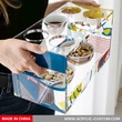 Abstrakter Kaffeetassen-Serviertabletthalter – Acryltabletts