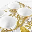 Acryl-Serviertablett – transparenter Kaffeetassen-Tabletthalter