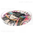 Round Acrylic Tray - Custom Pattern Decor Serving Tray