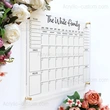 アクリルマンスリーカレンダー ホワイトボードウォールアクリルカレンダー