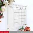 calendrier mensuel acrylique - calendrier personnalisé pour mur