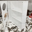 stockage de sac de nourriture ziplock - boîte de baggie de tiroir de cuisine en acrylique blanc
