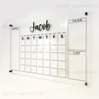 アクリルカレンダー ホワイトボード マンスリーカレンダー 掲示板